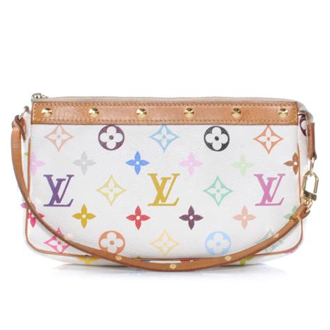 louis vuitton multicolor pochette white|louis vuitton multi pochette monogram.